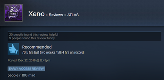 Illustration for article titled Atlas, As Told By Steam Reviews